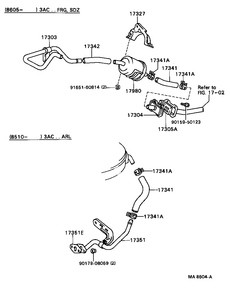  TERCEL |  MANIFOLD AIR INJECTION SYSTEM