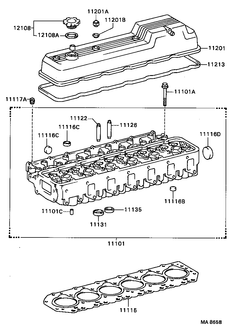  LAND CRUISER 60 62 |  CYLINDER HEAD