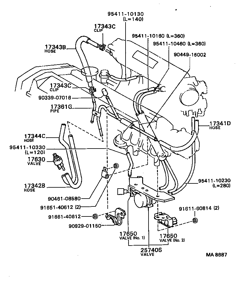  CELICA |  VACUUM PIPING