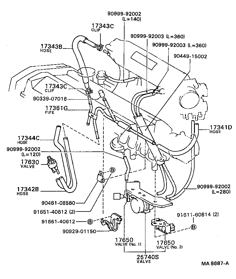  CELICA |  VACUUM PIPING