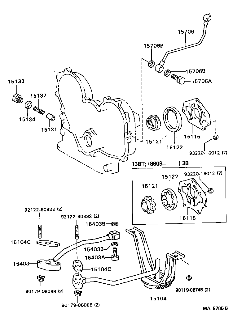  LAND CRUISER 70 |  ENGINE OIL PUMP