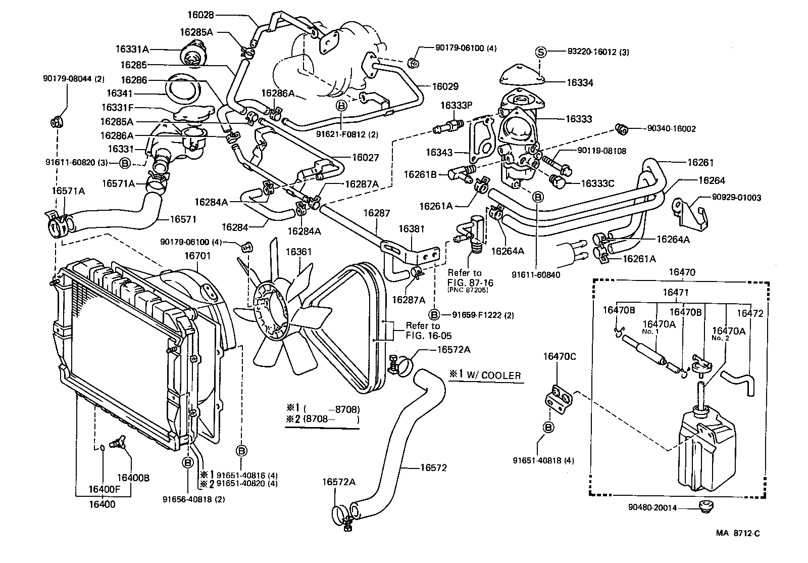  LAND CRUISER 70 |  RADIATOR WATER OUTLET