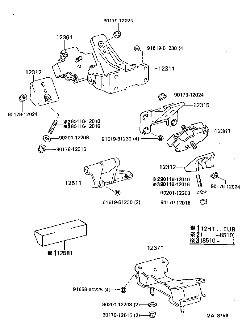  LAND CRUISER 60 |  MOUNTING