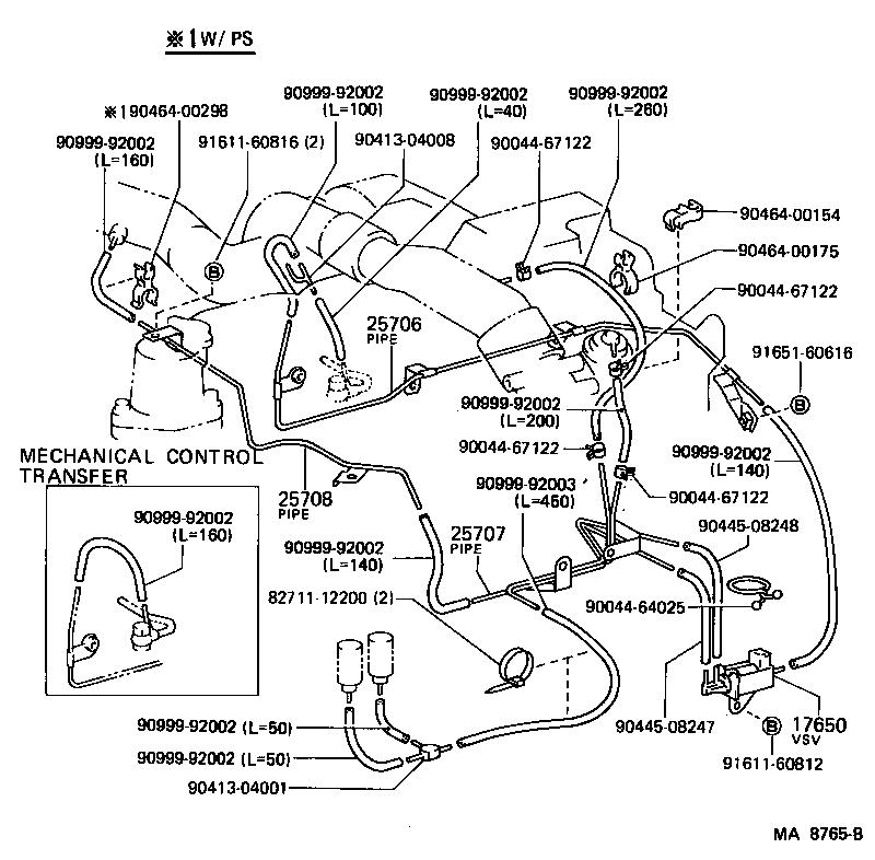  LAND CRUISER 70 |  VACUUM PIPING