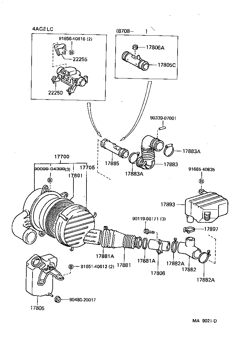  MR2 |  AIR CLEANER