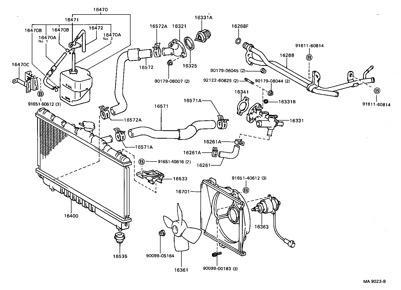  CELICA |  RADIATOR WATER OUTLET