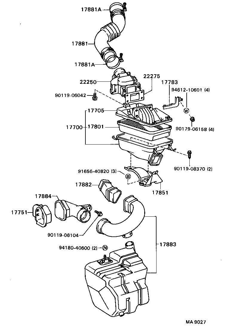  CELICA |  AIR CLEANER