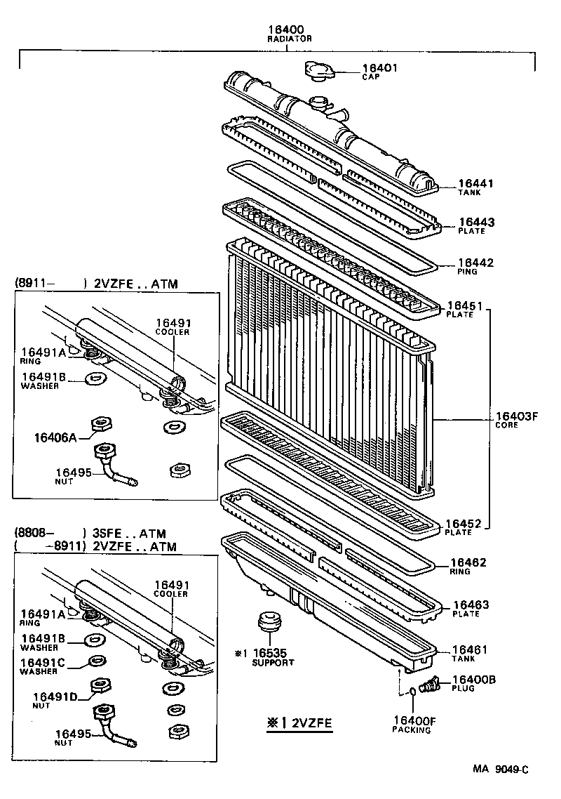  CAMRY JPP |  RADIATOR WATER OUTLET