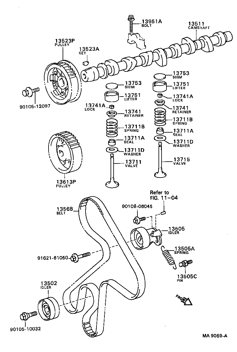  CAMRY |  CAMSHAFT VALVE
