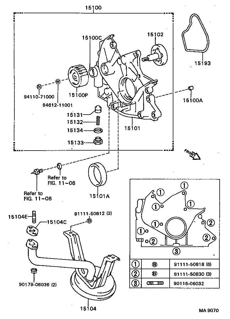  CAMRY |  ENGINE OIL PUMP