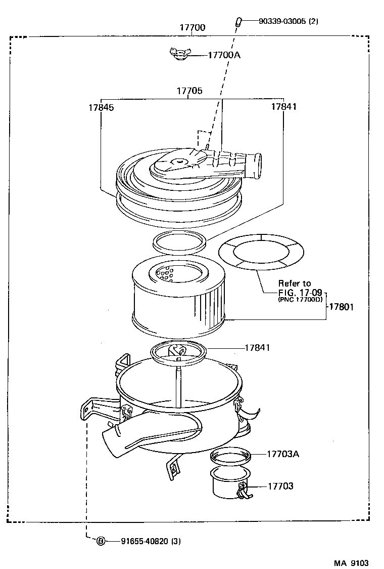  LAND CRUISER 60 |  AIR CLEANER