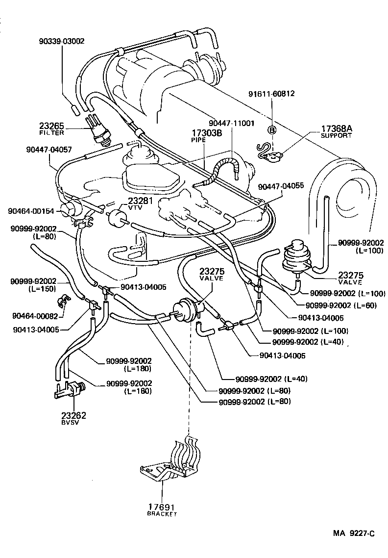  STARLET |  VACUUM PIPING