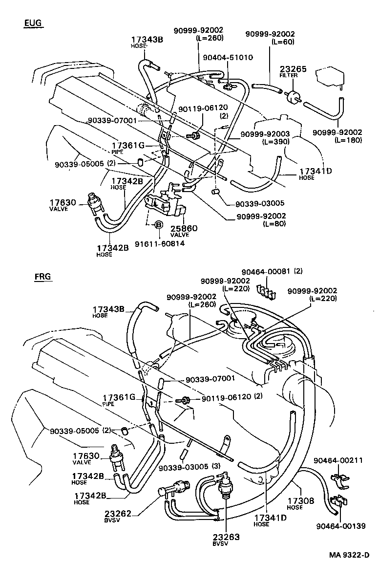  CAMRY |  VACUUM PIPING