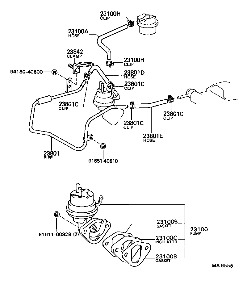  DYNA |  FUEL PUMP PIPE