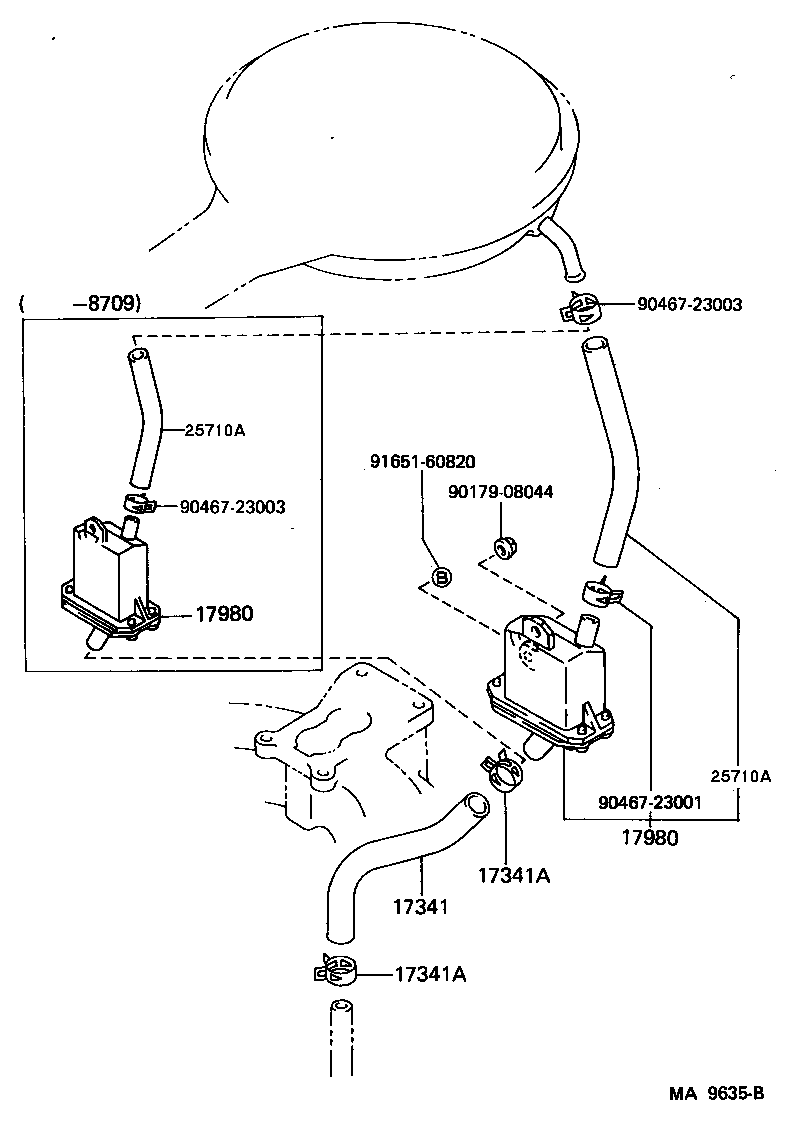  STARLET |  MANIFOLD AIR INJECTION SYSTEM