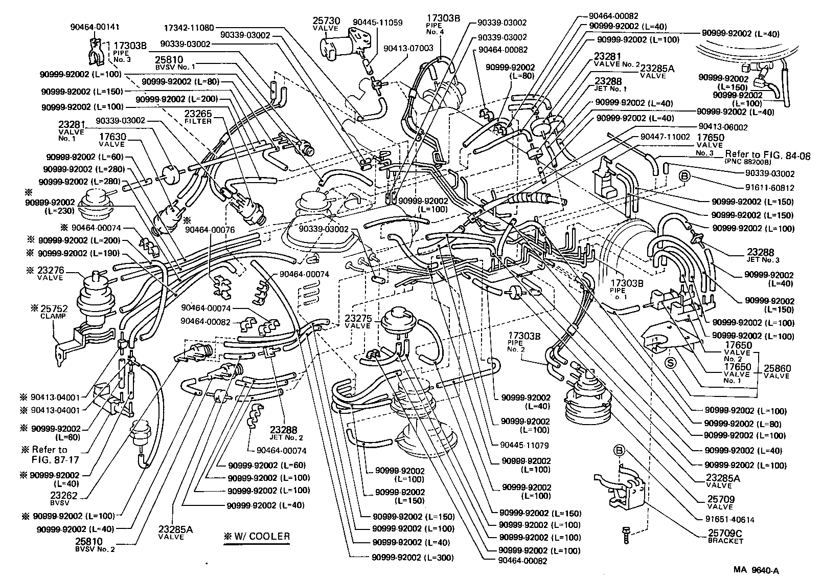  TERCEL |  VACUUM PIPING