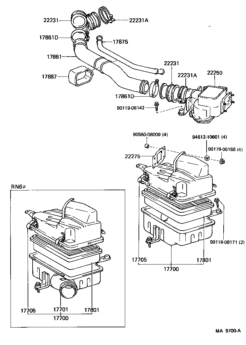  4 RUNNER TRUCK |  AIR CLEANER