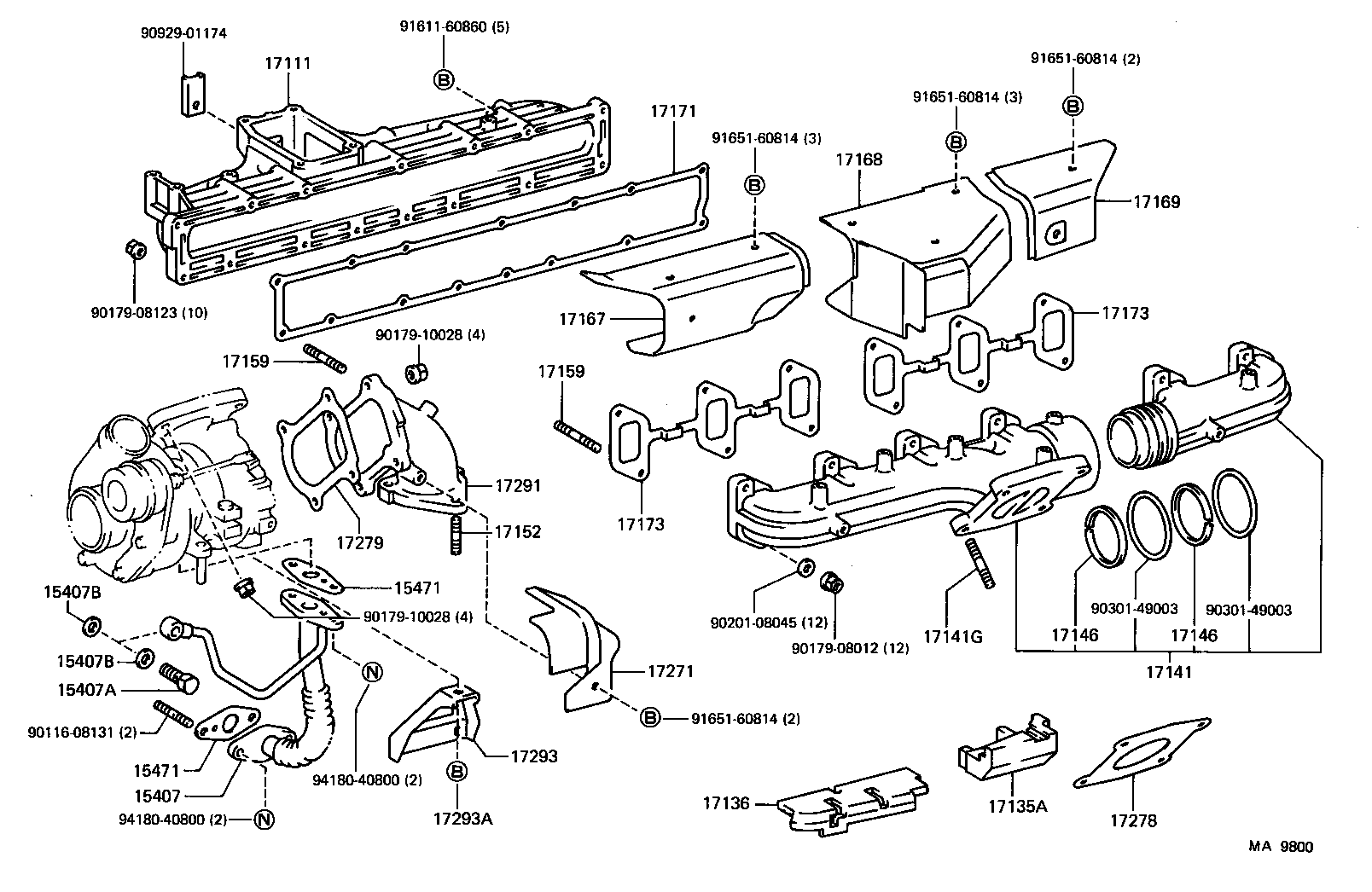  LAND CRUISER 60 62 |  MANIFOLD