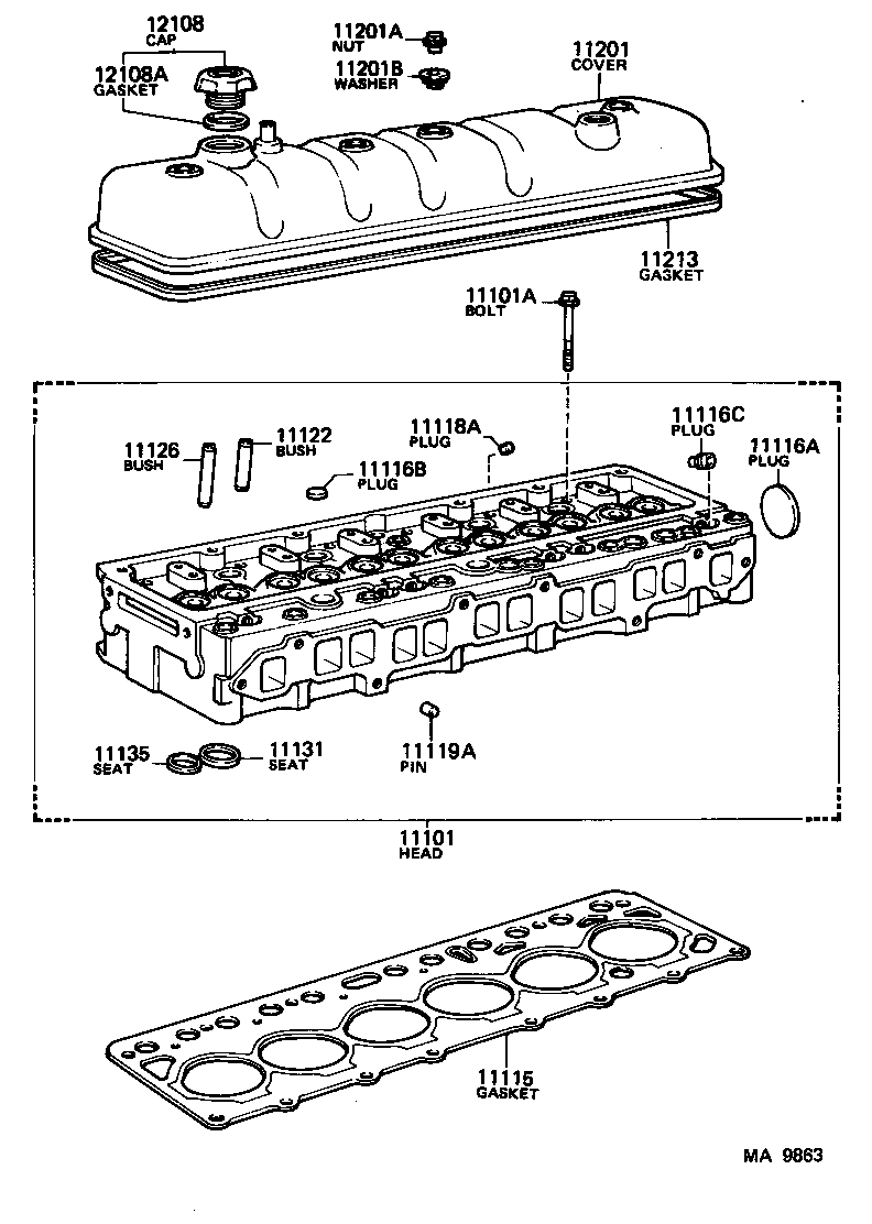  LAND CRUISER 80 |  CYLINDER HEAD