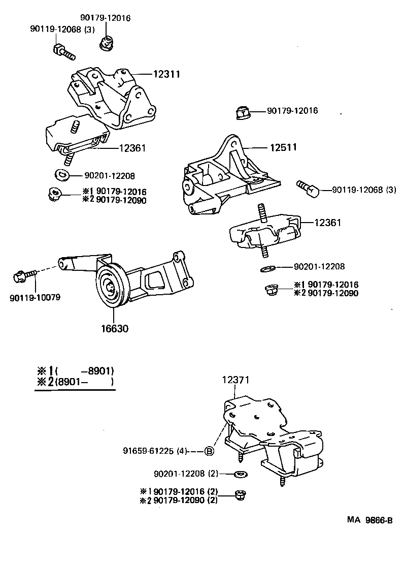  LAND CRUISER 60 62 |  MOUNTING