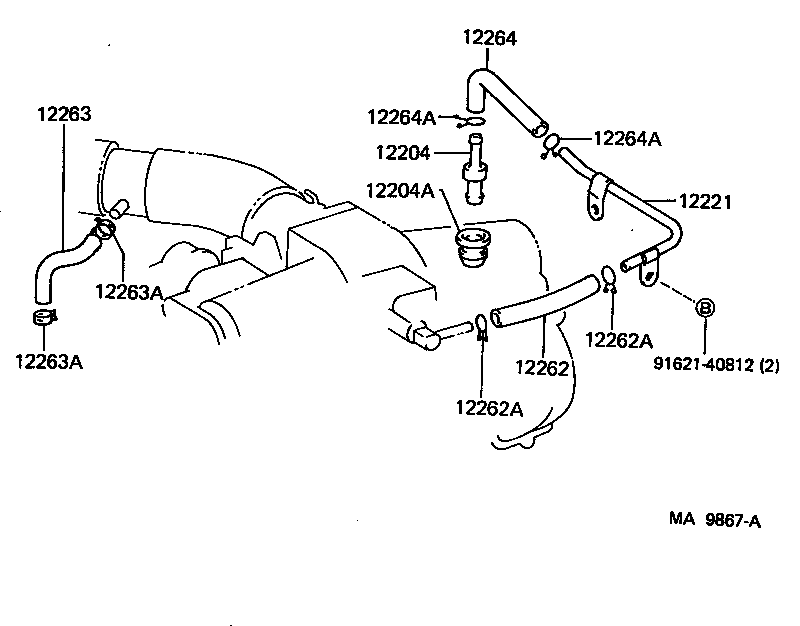  LAND CRUISER 60 62 |  VENTILATION HOSE