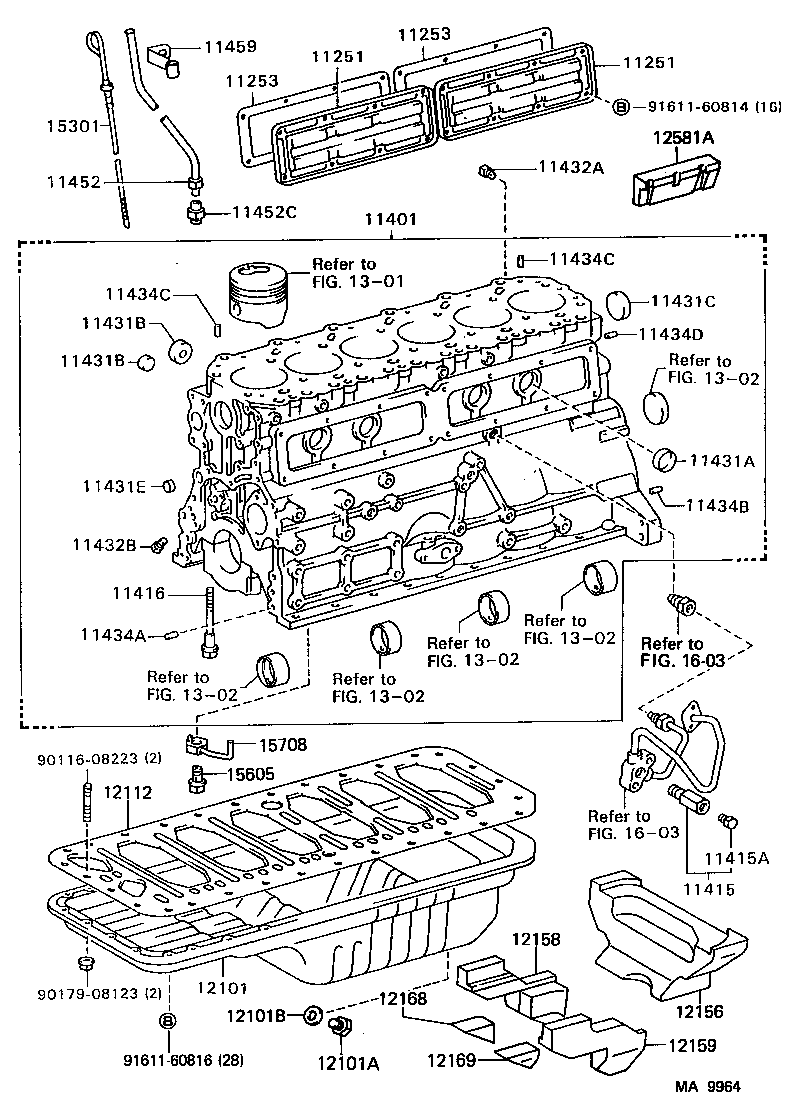  LAND CRUISER 60 62 |  CYLINDER BLOCK