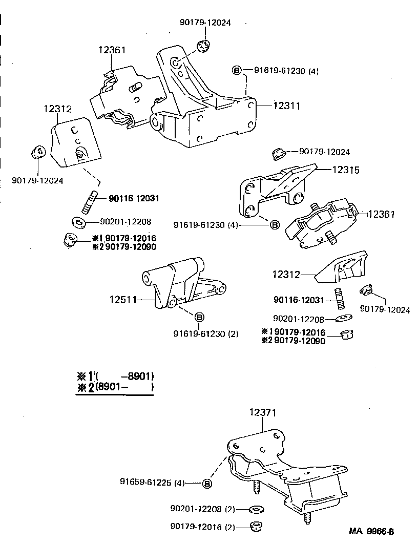  LAND CRUISER 60 62 |  MOUNTING