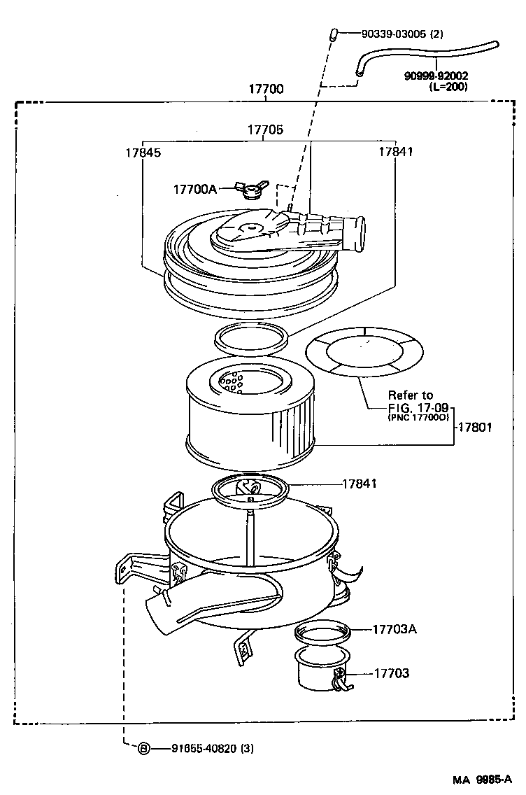  LAND CRUISER 60 62 |  AIR CLEANER