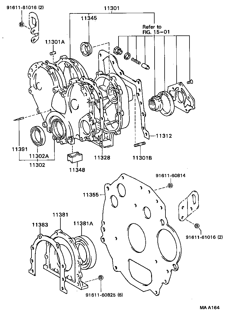  DYNA |  TIMING GEAR COVER REAR END PLATE