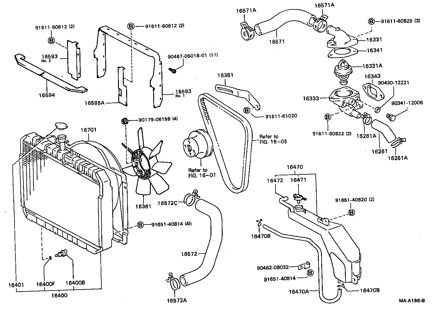  DYNA |  RADIATOR WATER OUTLET