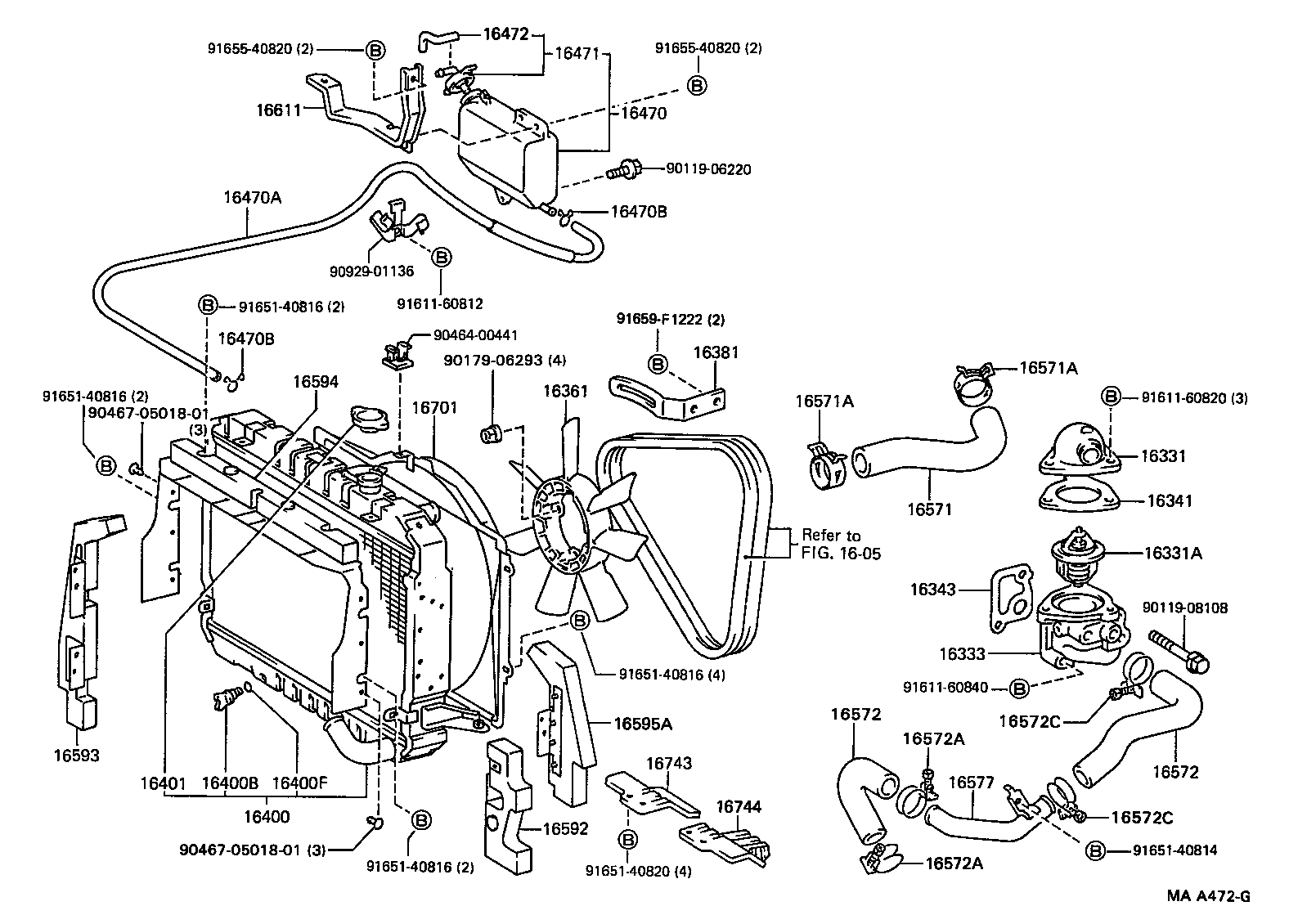  DYNA100 |  RADIATOR WATER OUTLET