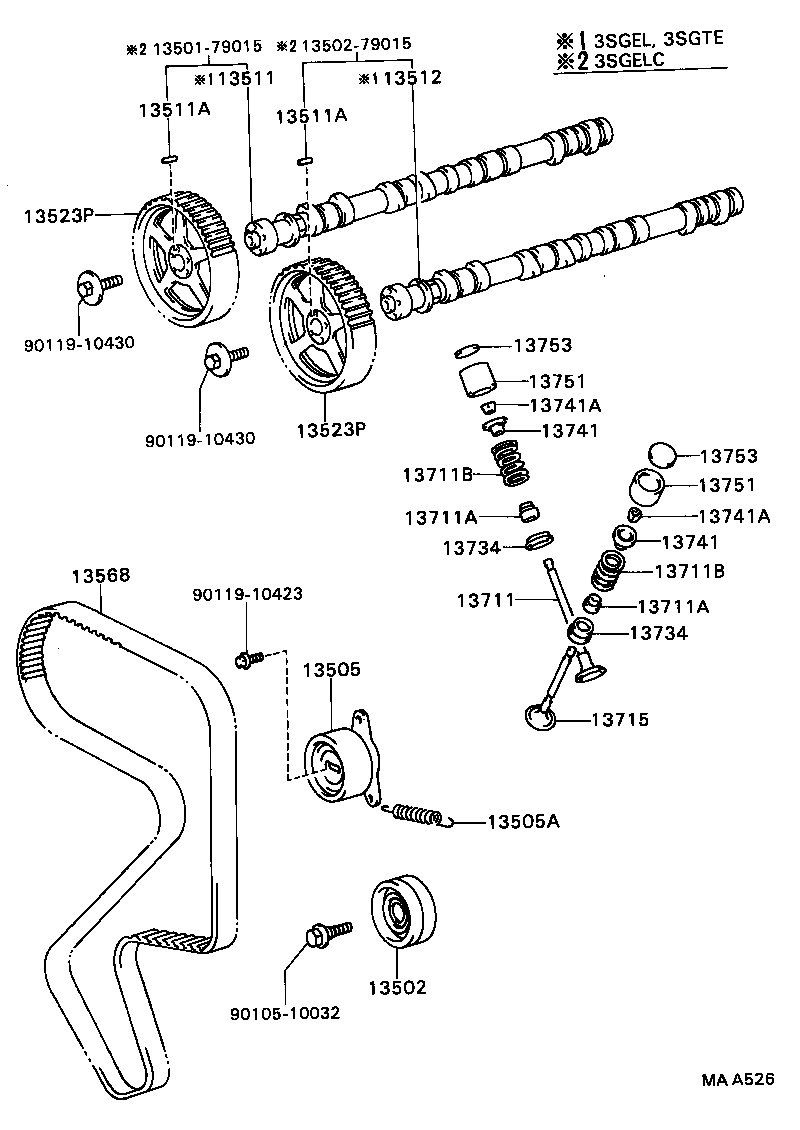  CELICA |  CAMSHAFT VALVE