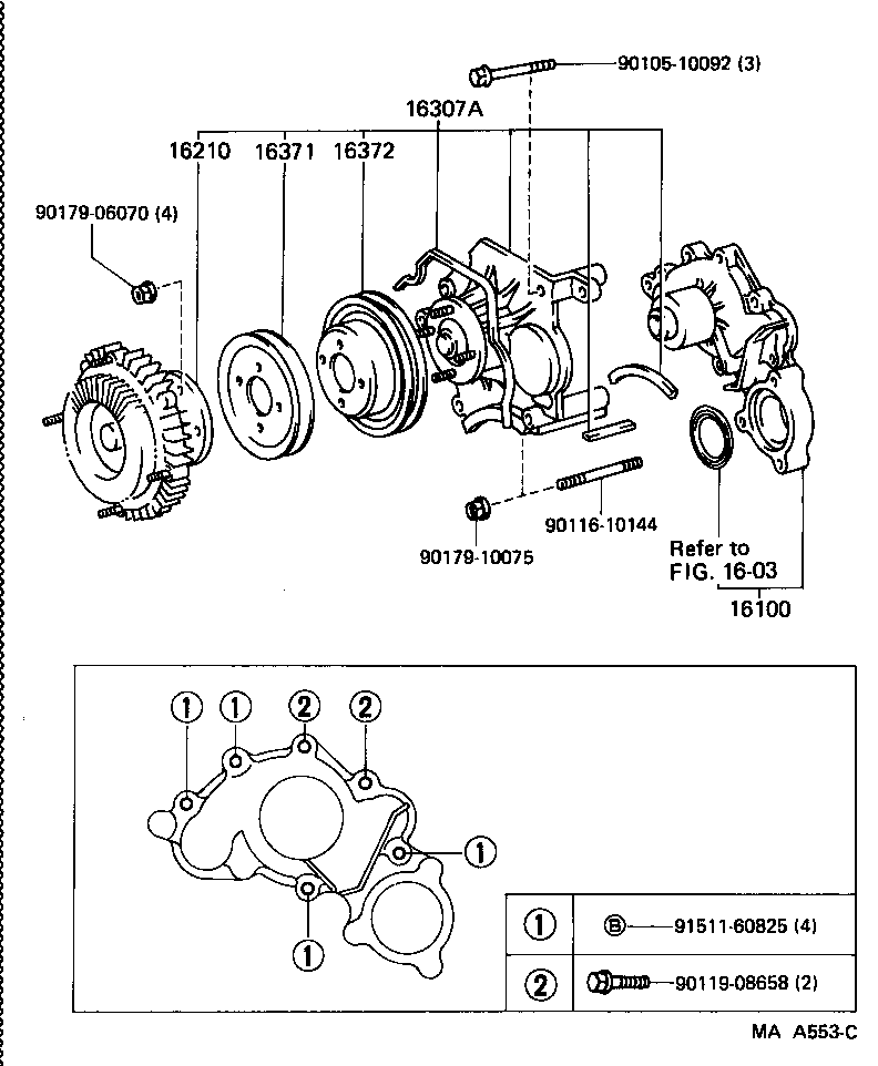  4 RUNNER TRUCK |  WATER PUMP