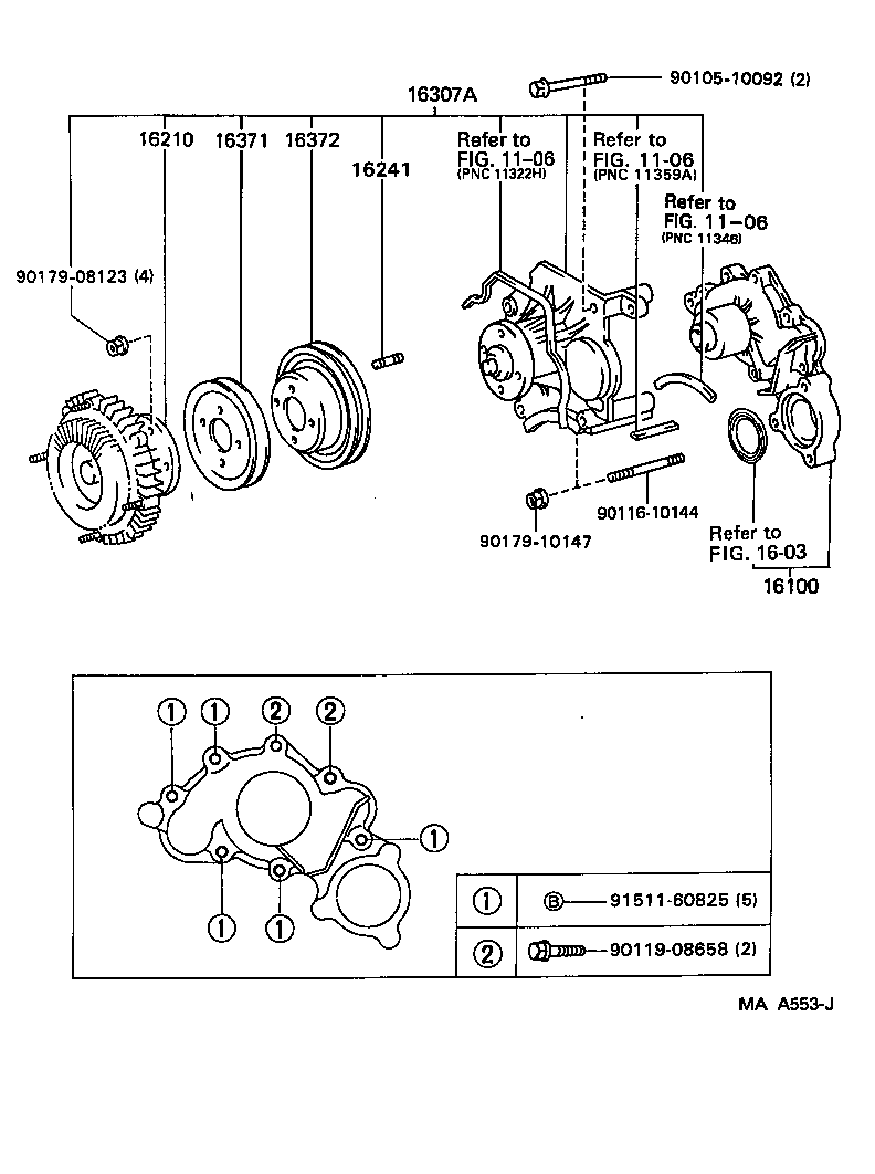  4 RUNNER TRUCK |  WATER PUMP