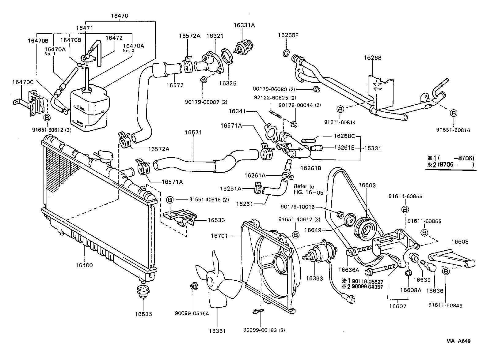  CELICA |  RADIATOR WATER OUTLET