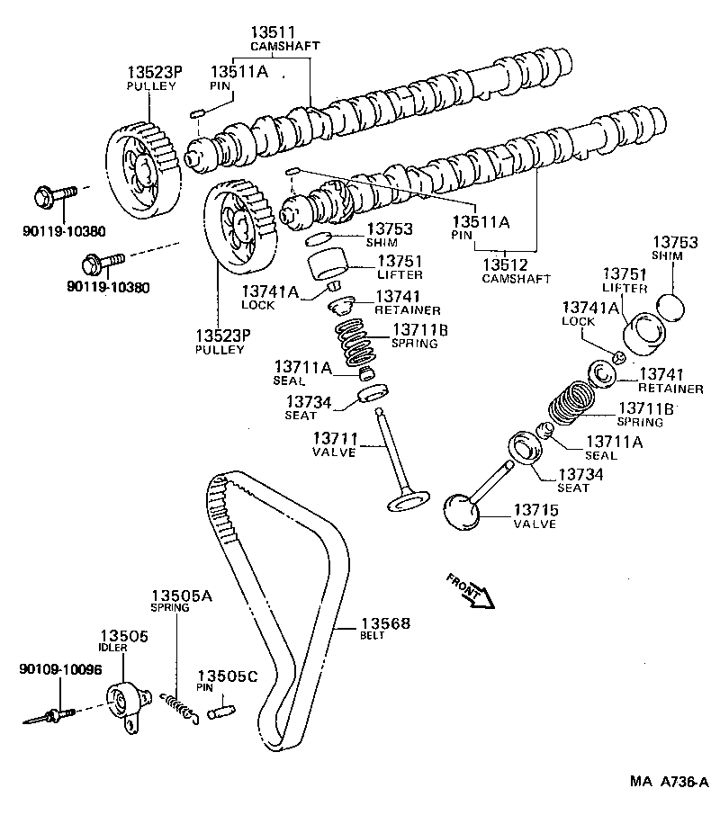  MR2 |  CAMSHAFT VALVE