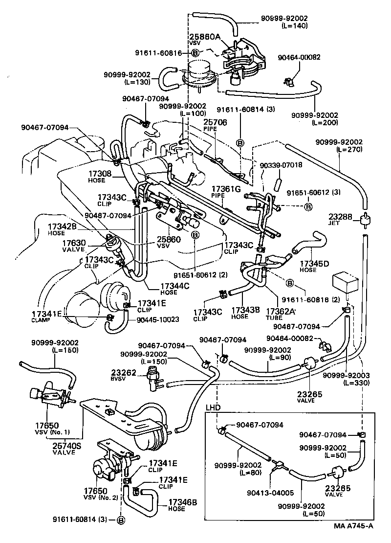  CELICA |  VACUUM PIPING