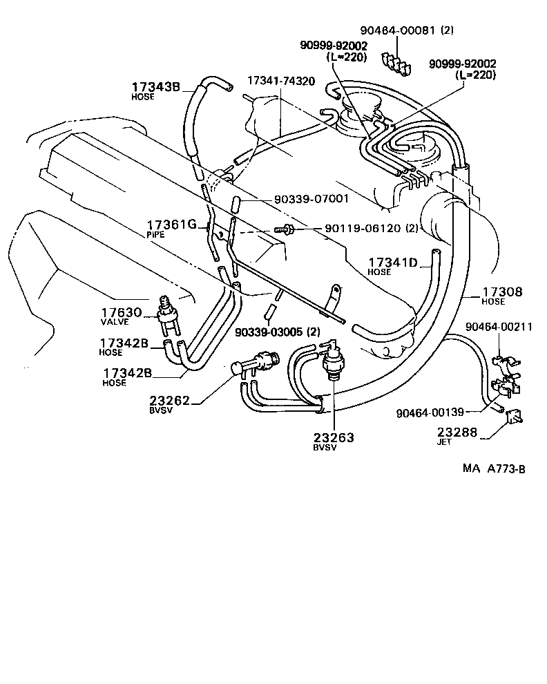  CAMRY JPP |  VACUUM PIPING