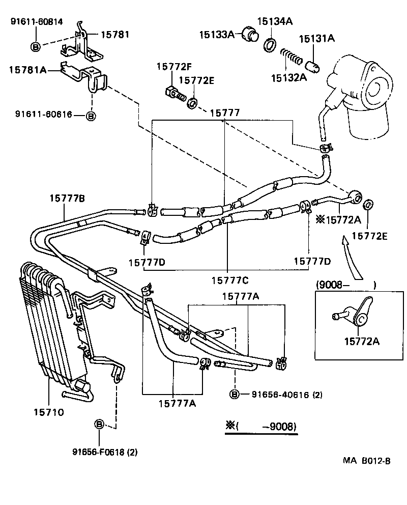  SUPRA |  ENGINE OIL COOLER