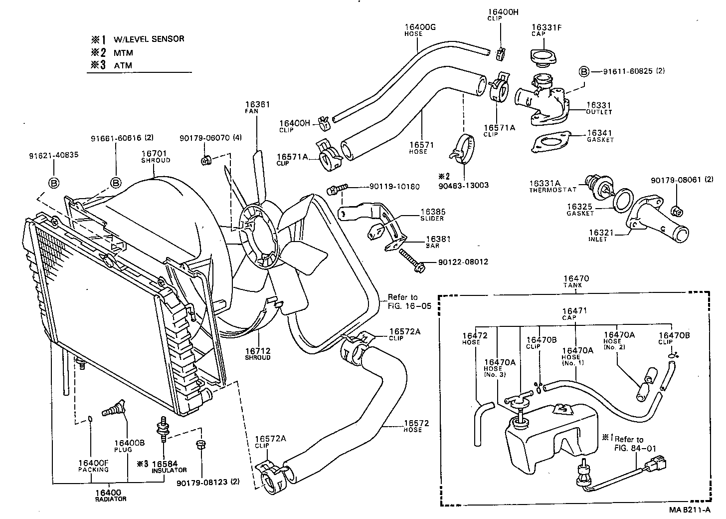  MODEL F |  RADIATOR WATER OUTLET