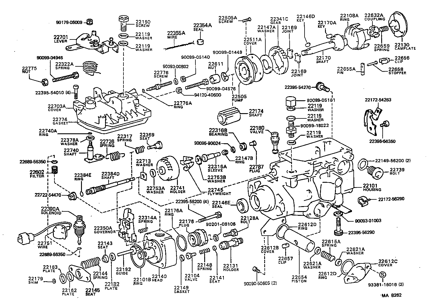  LAND CRUISER 70 |  INJECTION PUMP BODY