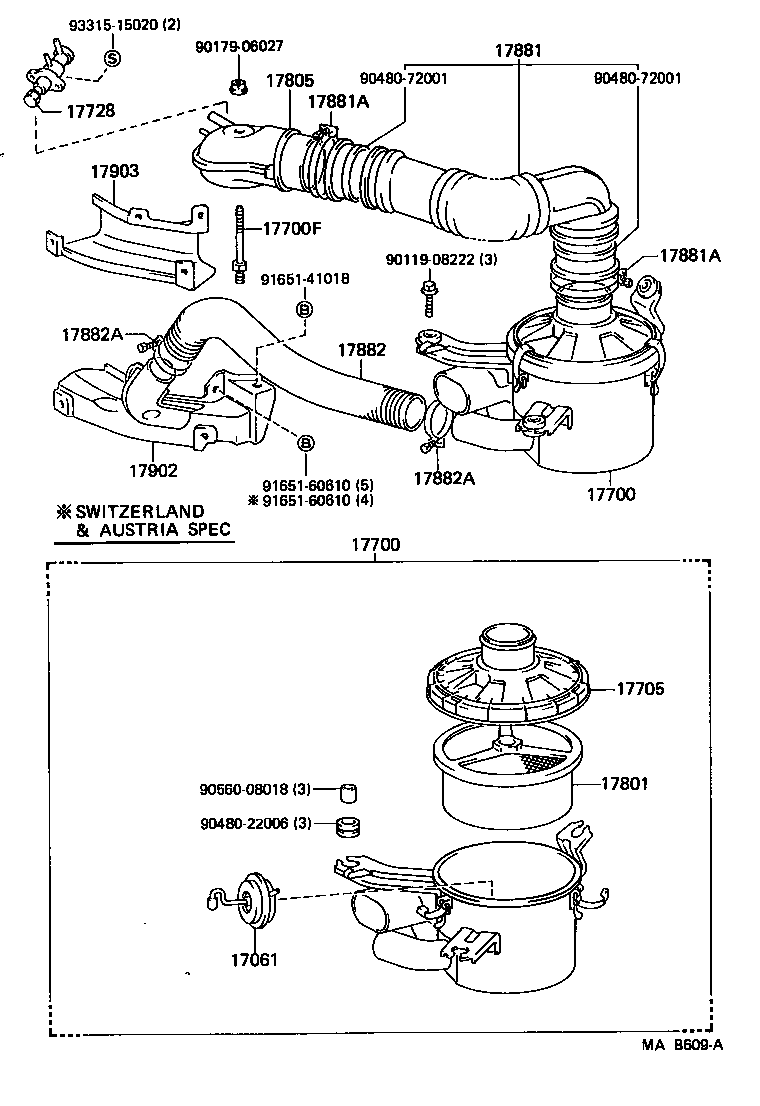  LITEACE VAN WAGON |  AIR CLEANER