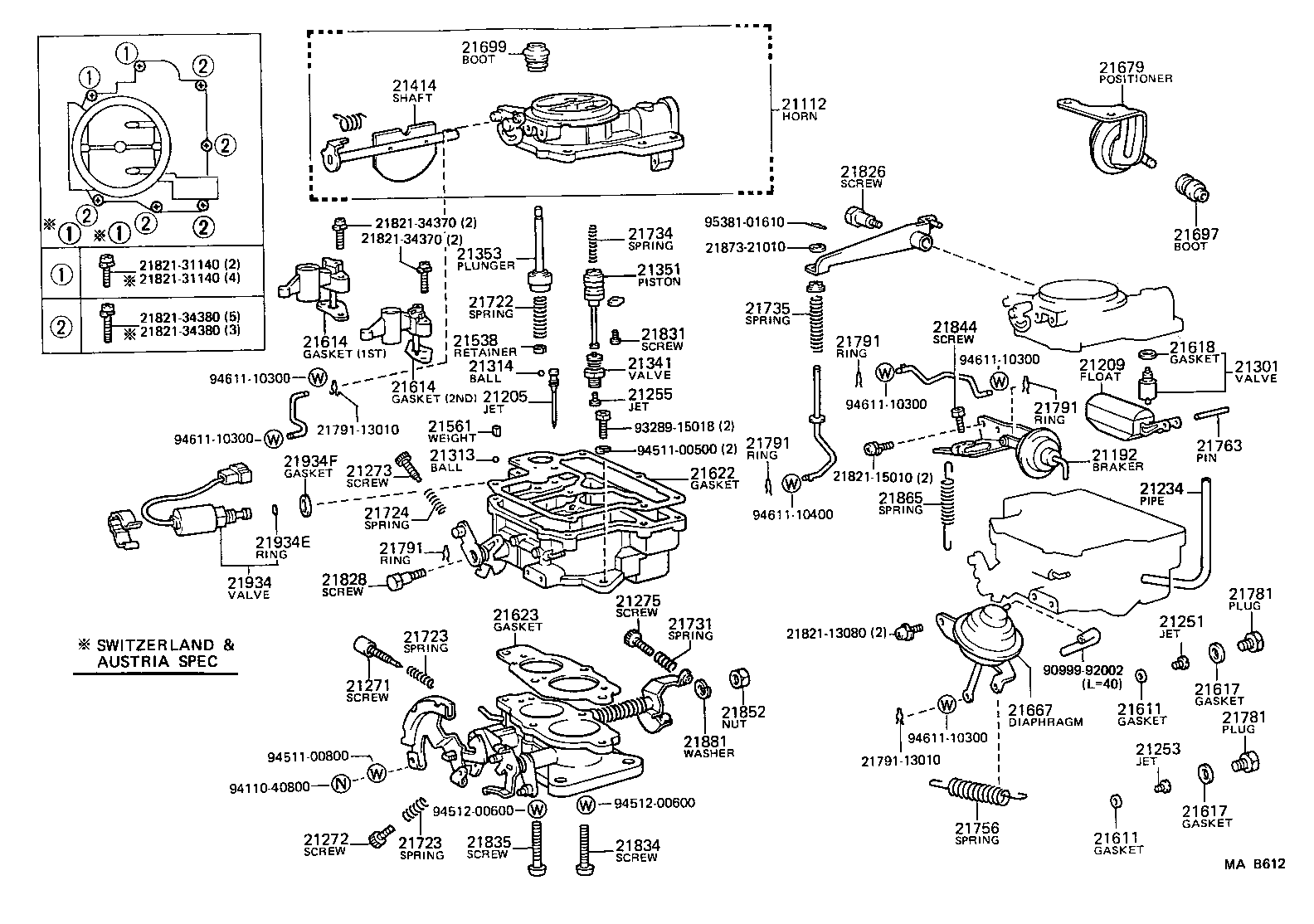  LITEACE VAN WAGON |  CARBURETOR