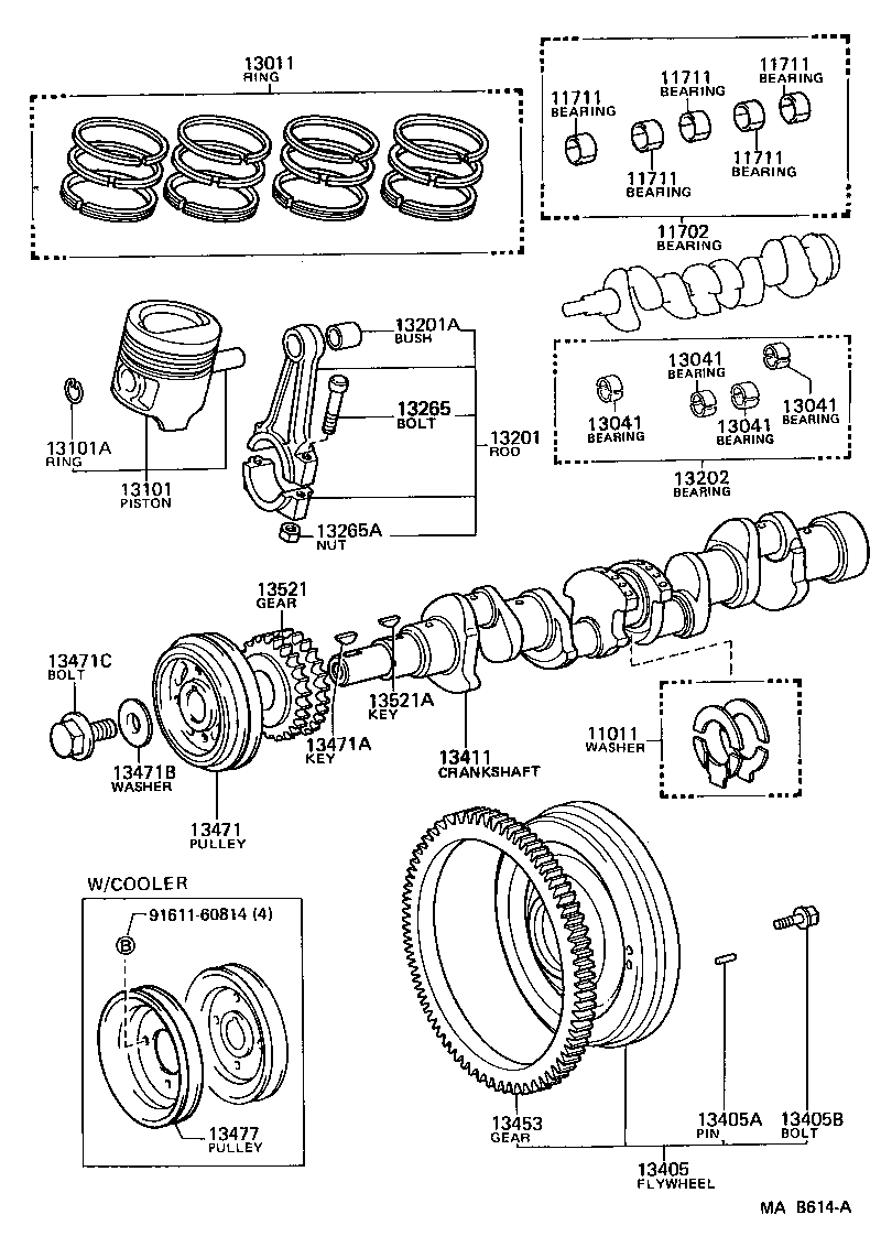  LITEACE VAN WAGON |  CRANKSHAFT PISTON