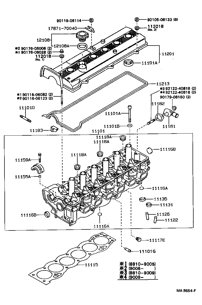  CRESSIDA WAGON |  CYLINDER HEAD