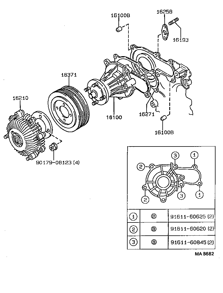  CRESSIDA WAGON |  WATER PUMP