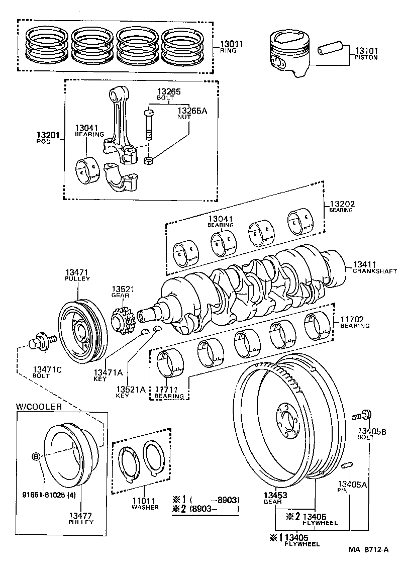  VAN |  CRANKSHAFT PISTON
