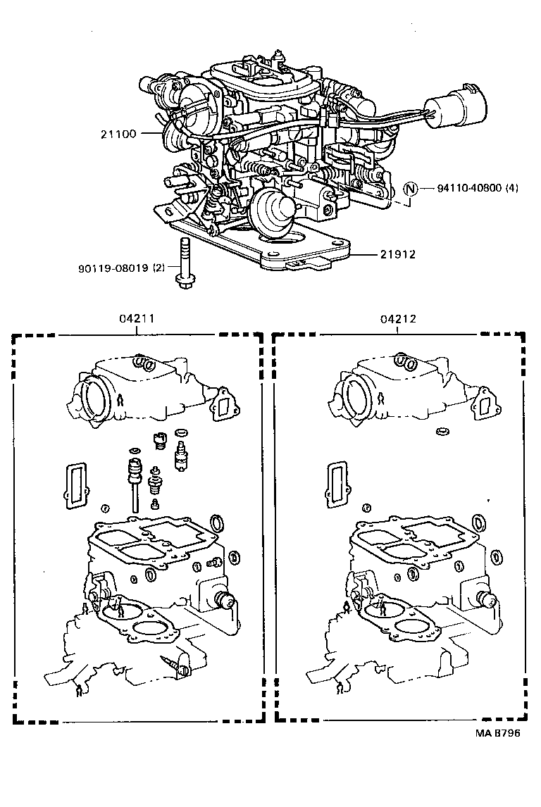  CRESSIDA WAGON |  CARBURETOR ASSEMBLY