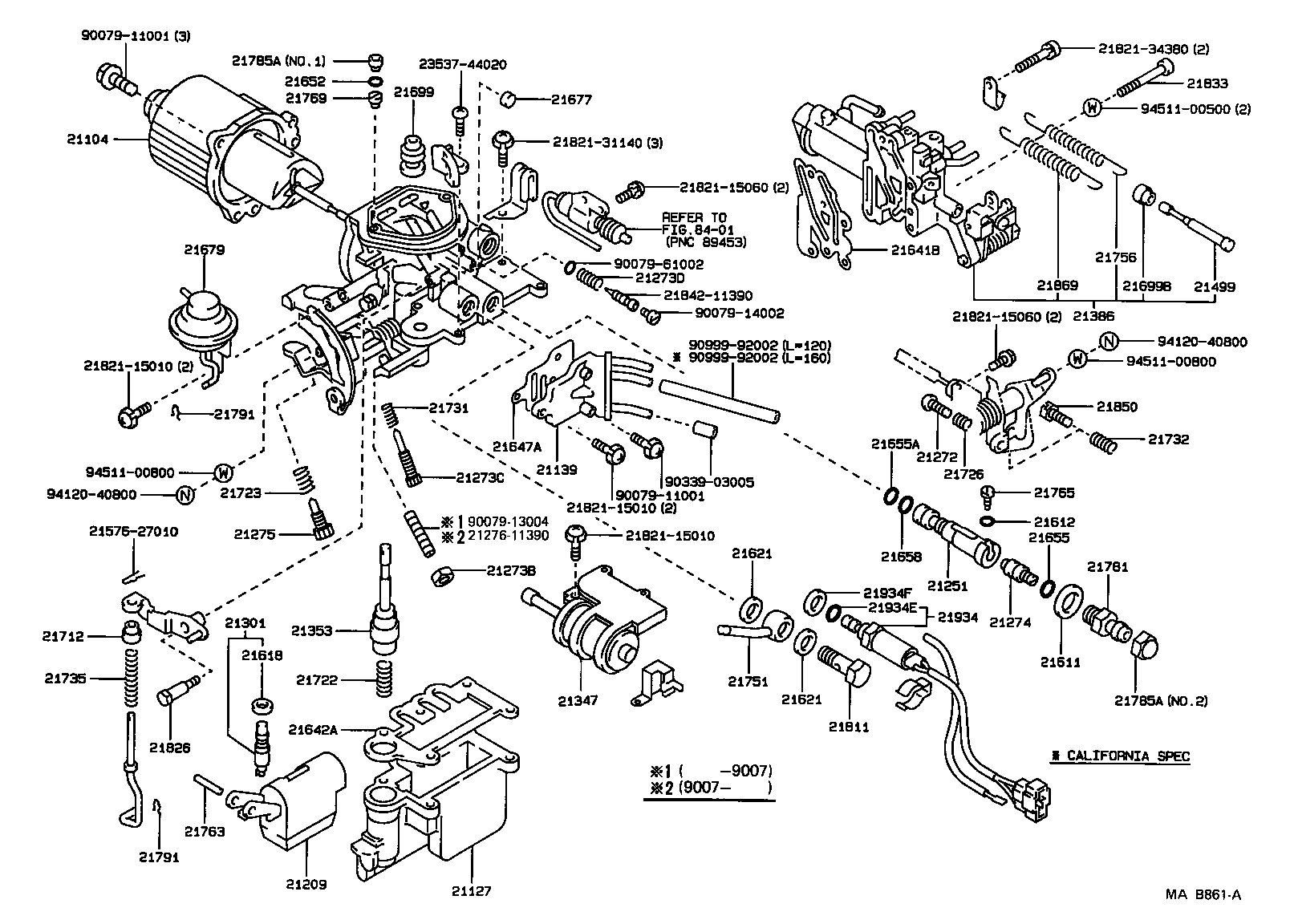  TERCEL |  CARBURETOR