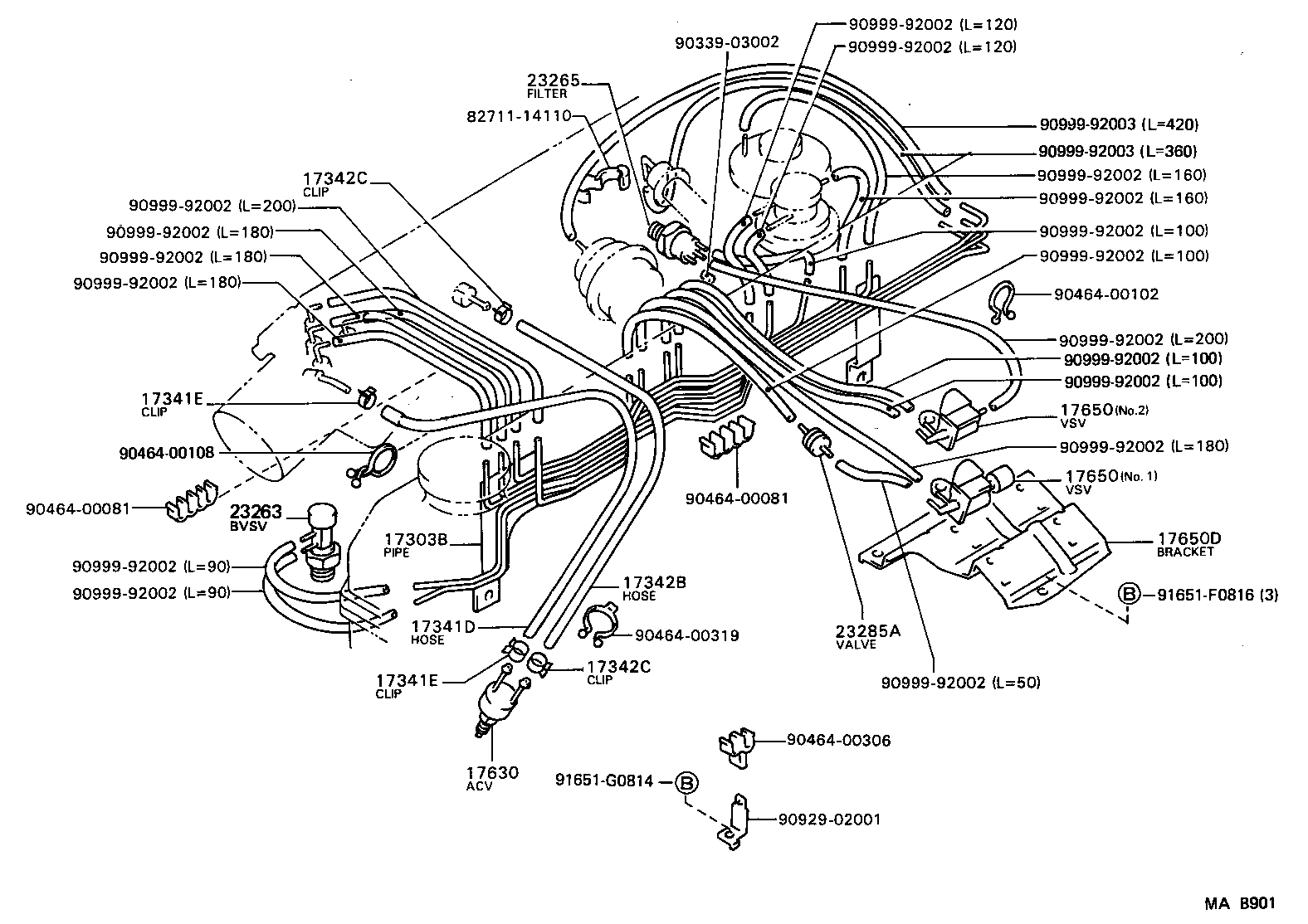  LAND CRUISER 70 |  VACUUM PIPING